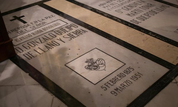 Los restos de Queipo de Llano serán trasladado a la sacristía de la Macarena de Sevilla tras Semana Santa