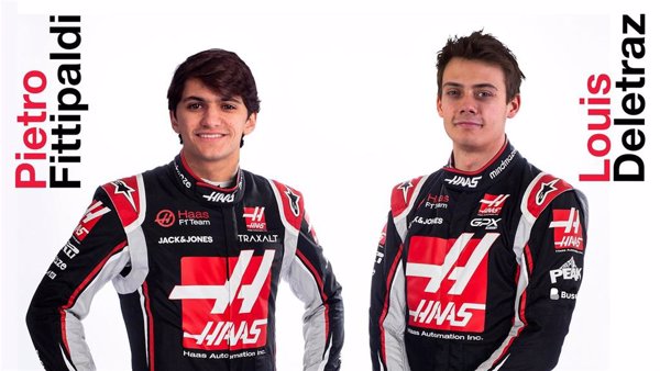 Haas confirma la continuidad de Pietro Fittipaldi y Louis Deletraz como pilotos reserva