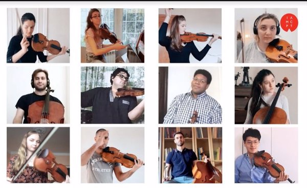 Escuela Reina Sofía lanza un vídeo colaborativo con doce músicos interpretando 'Pasacalle' de Boccherini