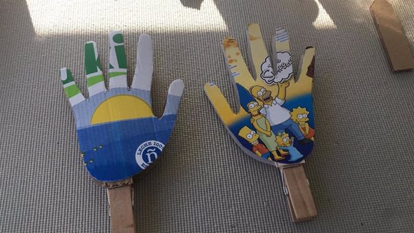 Aplaudidores, tambores y maracas, manualidades hechas con materiales reciclados para salir al balcón