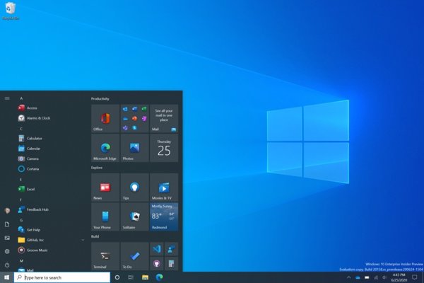 Microsoft muestra el nuevo diseño del menú de Windows: fondo unificado y disponible en temas de color claro y oscuro