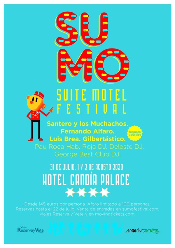 Nace Suite Motel Festival, conciertos en hoteles con alojamiento y pensión completa