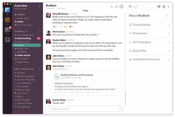 Slack permite que los usuarios establezcan horarios por día para recibir notificaciones