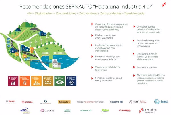 Sernauto destaca la importancia de impulsar la Industria 4.0 sostenible