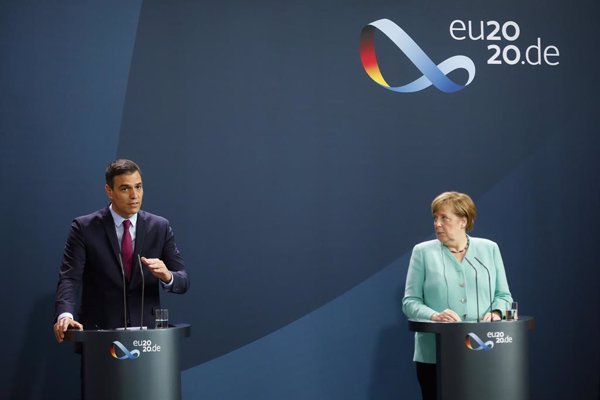 Sánchez y Merkel urgen a superar las 