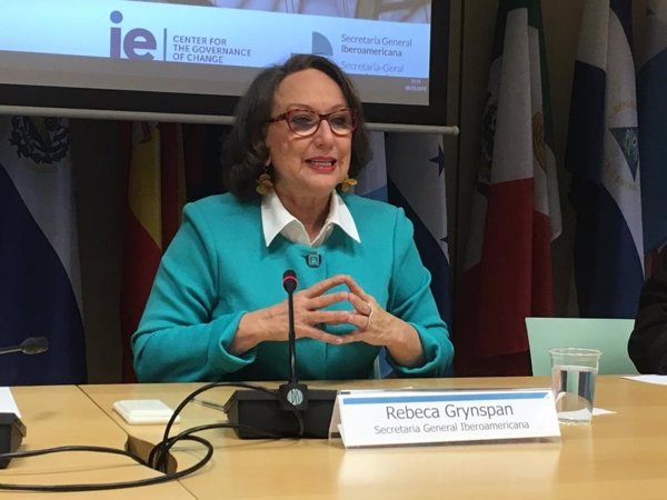 La secretaria general iberoamericana ve 