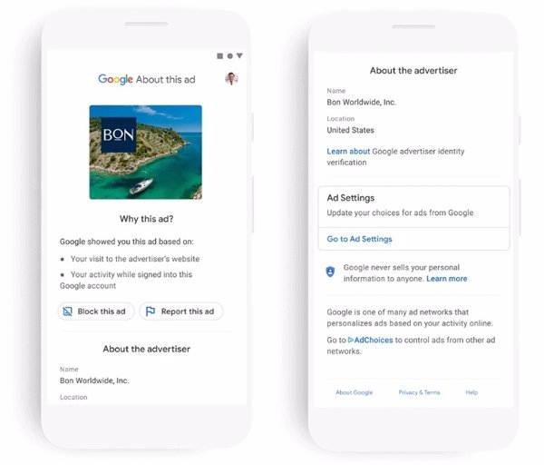 Google mostrará el nombre verificado de los anunciantes en la publicidad digital