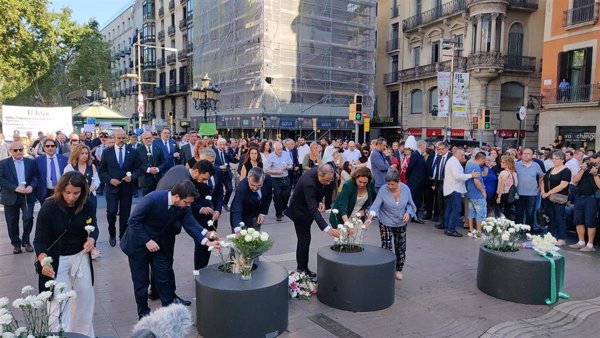 Barcelona celebrará el lunes un acto de homenaje a las víctimas de los atentados del 17A