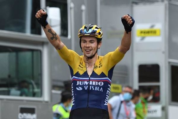 El esloveno Roglic (Jumbo-Visma) gana en el Col de Porte y toma el mando en el Dauphiné