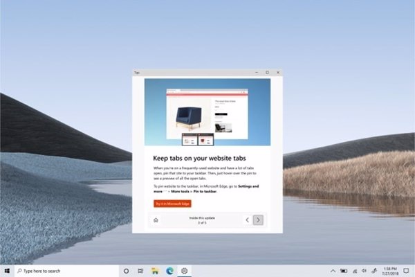 Windows 10 prueba novedades para que los usuarios sepan qué cambia tras las actualizaciones