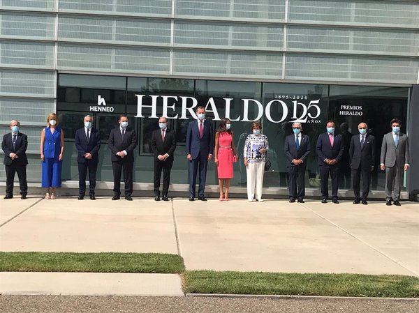 Los Reyes destacan el compromiso de Heraldo de Aragón con la libertad y los ciudadanos en su 125 aniversario