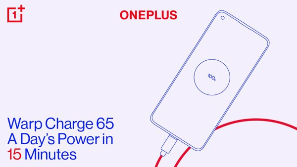 OnePlus 8T incorporará la tecnología de carga rápida Warp Charge de 65W