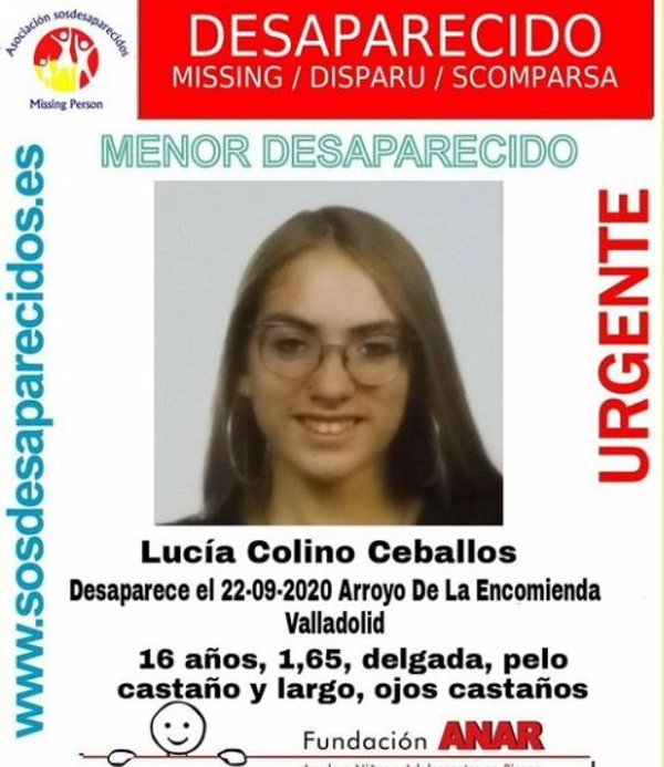 La Guardia Civil busca a una joven de 16 años desaparecida en Arroyo (Valladolid) desde hace una semana