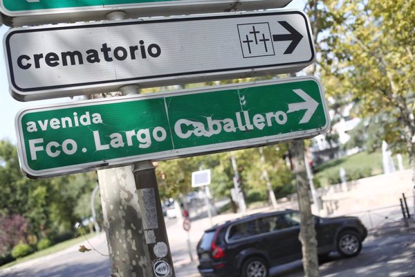 Madrid inicia la tramitación del expediente para renombrar las calles Largo Caballero e Indalecio Prieto