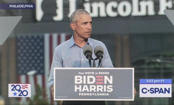 Obama reaparece para atacar a Trump y pide el voto para Biden pues EEUU no puede permitirse otros cuatro años así