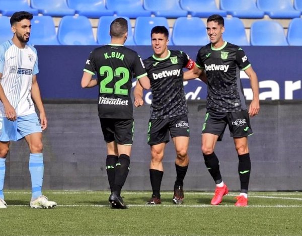 (Crónica) El Leganés pide paso en Málaga y acecha los puestos de ascenso directo
