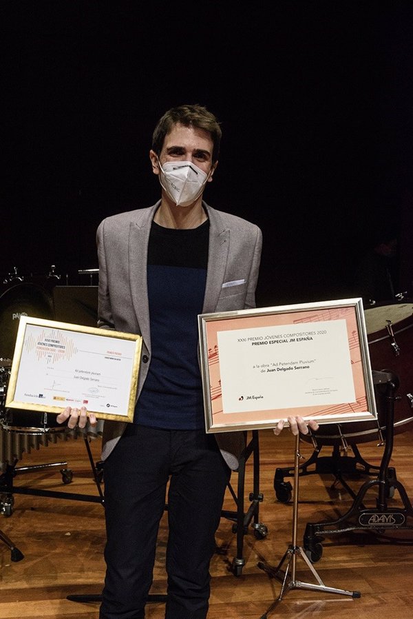 Juan Delgado Serrano, ganador del Premio Jóvenes Compositores de Fundación SGAE y el CNDM