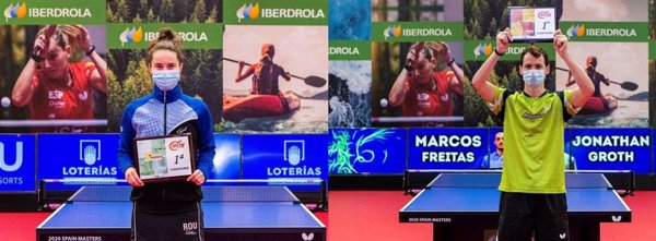 Andreea Dragoman y Jonathan Groth se proclaman campeones del II Spain Masters 2020