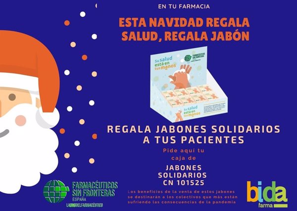 Farmacéuticos sin Fronteras lanza una campaña de jabones solidarios para concienciar sobre la higiene de manos