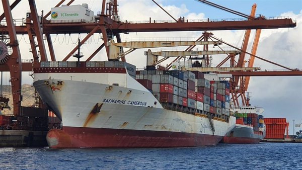Los puertos cierran 2020 con un 8,6% menos de mercancía gestionada, un dato mejor del esperado