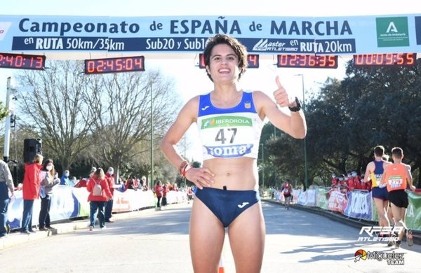 María Pérez bate el récord de España de 35 kilómetros marcha