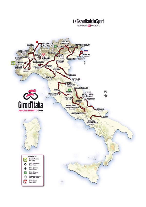 El Giro 2021 recupera esencias y augura grandes batallas por la 'maglia rosa'