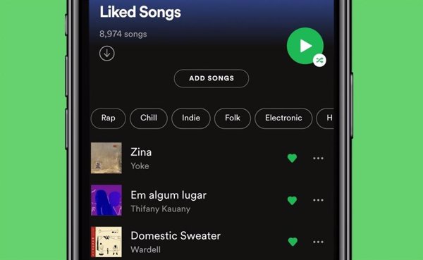 Spotify añade filtros a las canciones favoritas para elegir según género y estado de ánimo