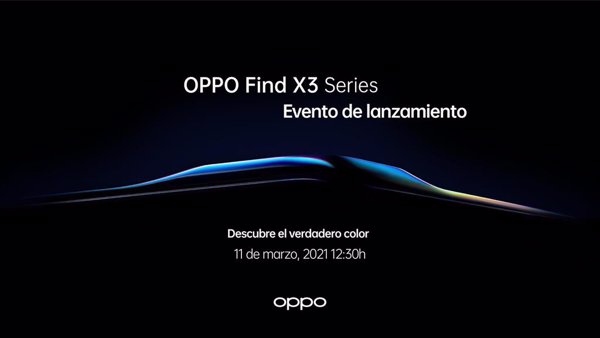 OPPO presentará Find X3 Pro, con el sistema integral de gestión del color de 10 bits, el 11 de marzo