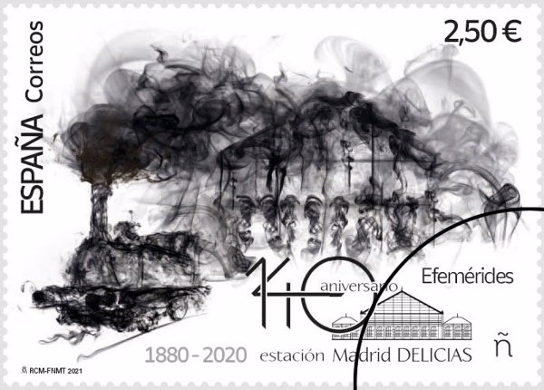 Correos lanza un sello conmemorativo del 140 aniversario de la estación Delicias de Madrid