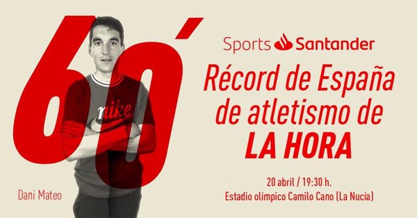 Dani Mateo y Martín Fiz buscarán el récord de España de la hora