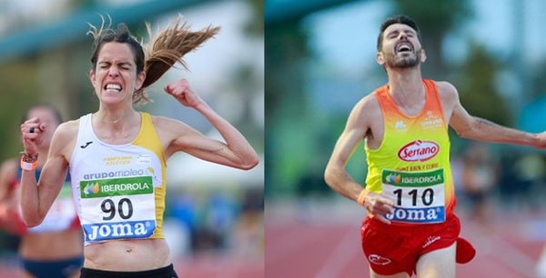 Chiki Pérez y Maitane Melero, campeones de España de 10.000m en Torrevieja