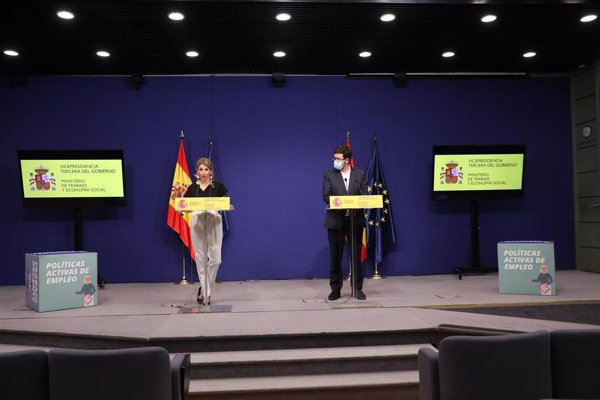 Díaz anuncia que se destinarán más de 3.500 millones de euros a la mejora de las políticas activas de empleo