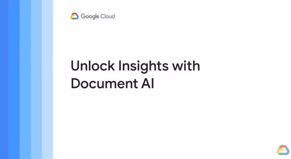 Google lanza sus soluciones con IA para procesar documentos en la nube, Document AI