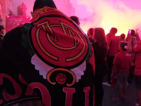 La plaza Juan Carlos I se cerrará para evitar aglomeraciones de aficionados del Mallorca si logra el ascenso