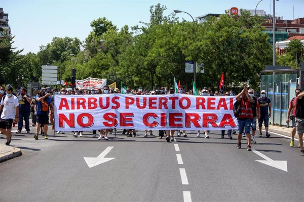 El Congreso, salvo Vox, apoya instar al Gobierno a garantizar la continuidad de Airbus en Puerto Real