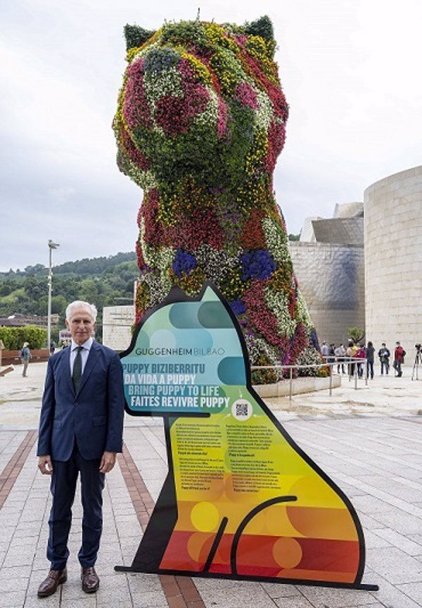 El Museo Guggenheim Bilbao lanza una iniciativa de crowdfunding para restaurar a 'Puppy' de Jeff Koons