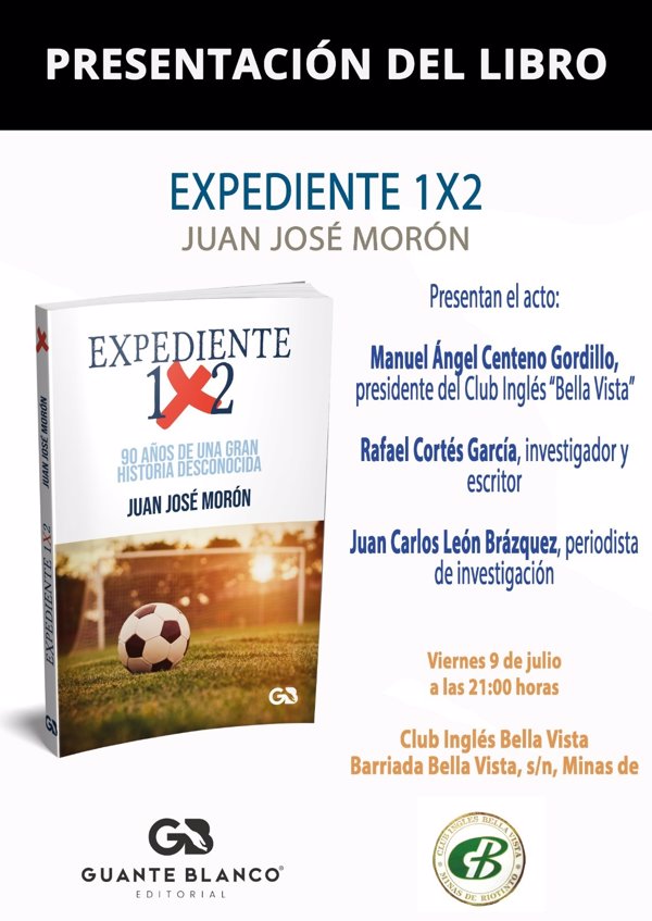 Juan José Morón publica 'Expediente 1X2', una investigación de la Quiniela desde su origen