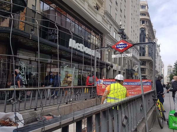 Metro de Madrid reabre este viernes la estación de Gran Vía y su conexión con Sol tras más de 1.000 días de obras