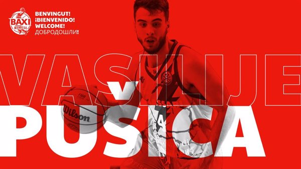 El base serbio Vasilije Pusica, nuevo jugador del Baxi Manresa