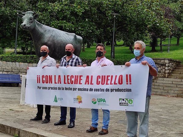 Los ganaderos cántabros protestarán el 2 de agosto para exigir unos precios justos por la leche