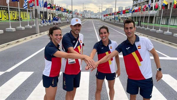 El relevo mixto español de triatlón, a las puertas del diploma olímpico