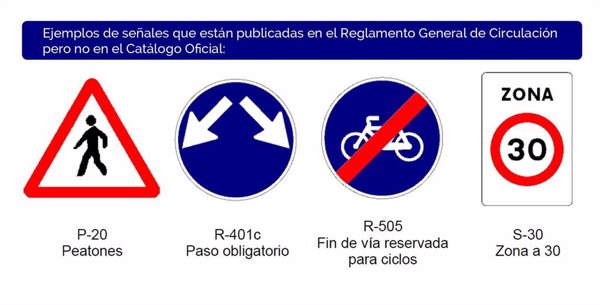 En España hay más de 125 señales de tráfico que no están recogidas en el código de circulación