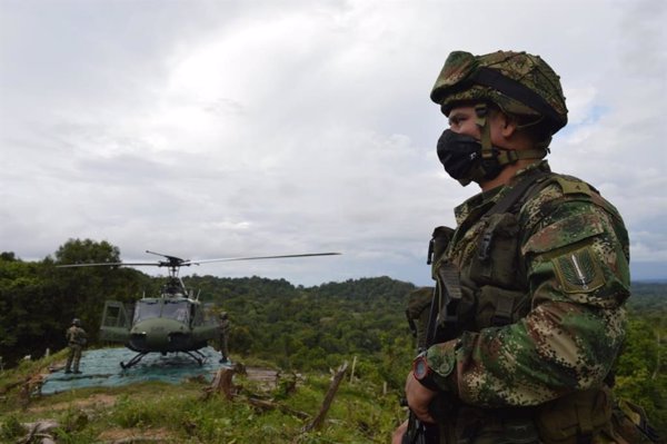 El Ejército colombiano mata al jefe del frente occidental del ELN en un bombardeo