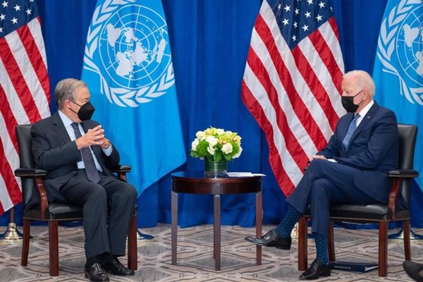 Biden expresa a Guterres su confianza en la ONU y le reitera que 