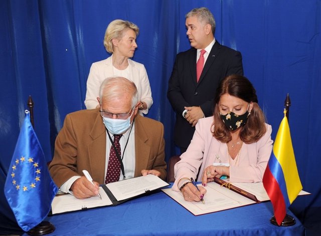 La UE y Colombia firman un acuerdo para fortalecer el diálogo y la cooperación política - Vimarsana News