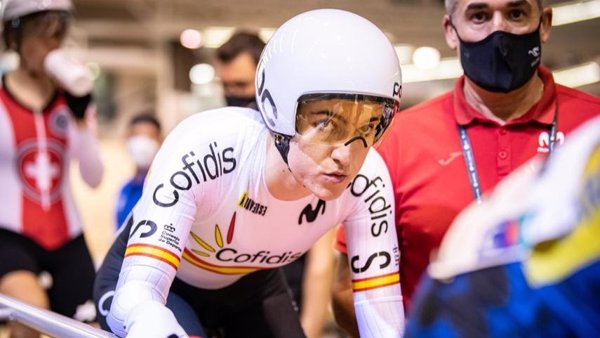 Eukene Larrarte, novena en la eliminación del Mundial de ciclismo en pista