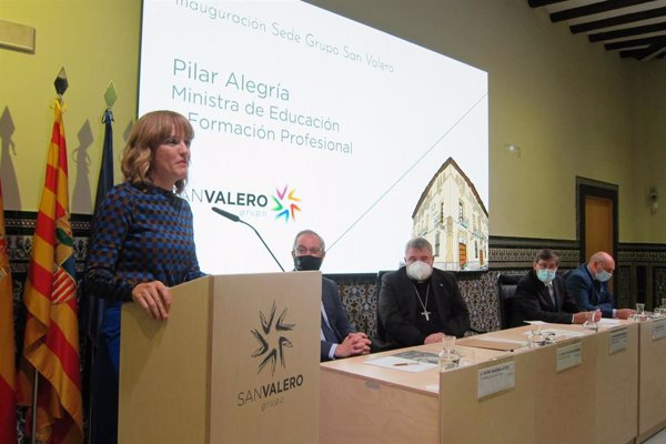 Pilar Alegría defiende una FP 