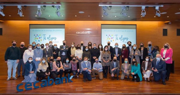 Cecabank dona 97.000 euros a 14 proyectos sociales y ambientales a través de la VII edición del programa 'Tú Eliges'