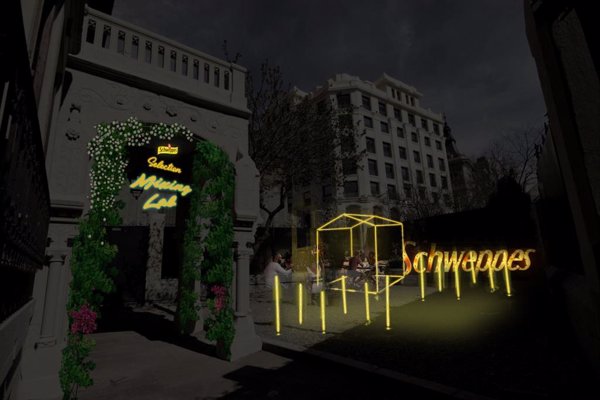 Schweppes abre en Madrid su primera 'pop up' experiencial en plena campaña de Navidad