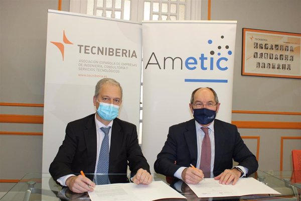Tecniberia y Ametic pactan presentar proyectos en el sector hidráulico y del transporte por 2.000 millones